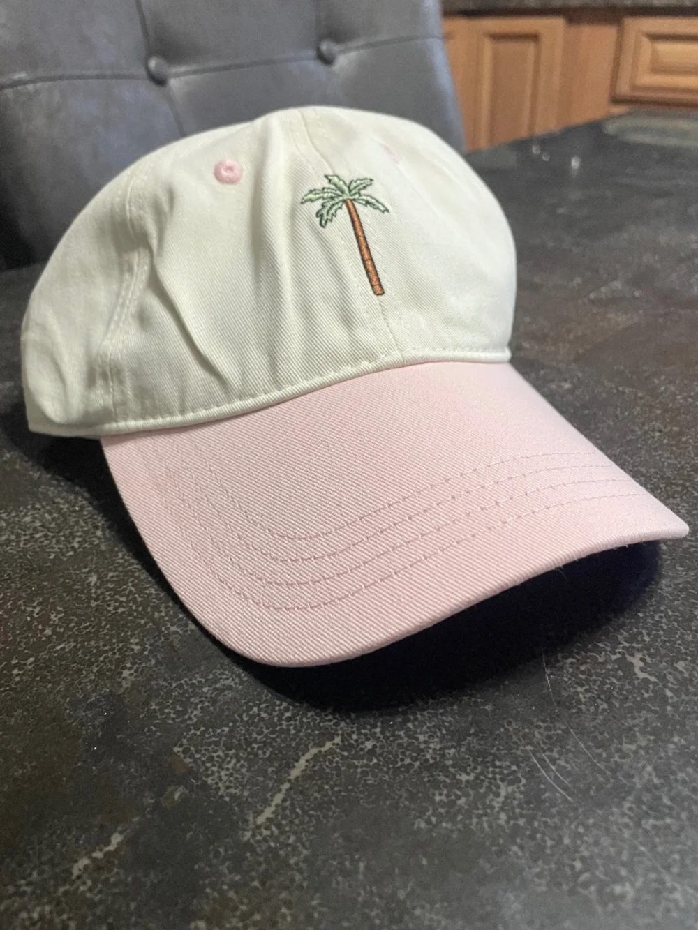 🆕🌴 Frasier Sterling Embroidered Palm Tree Adjustable Baseball Cap